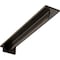 Ekena Millwork Heaton Hidden Support Steel Bracket w/ 14" Support Depth, Antiqued Brass 3"W x 18"D x 2"H BKTM03X18X02HEABS - alternate 1